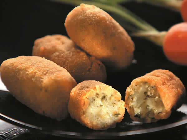 Croqueta de Espinacas con Queso Croqueta de Espinacas con Queso