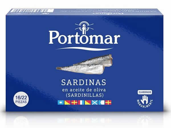 Sardinillas en aceite de oliva 16/22